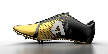 活动鞋的 Autodesk 衬着图