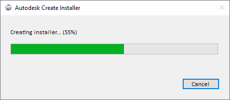 Creating installer progress bar