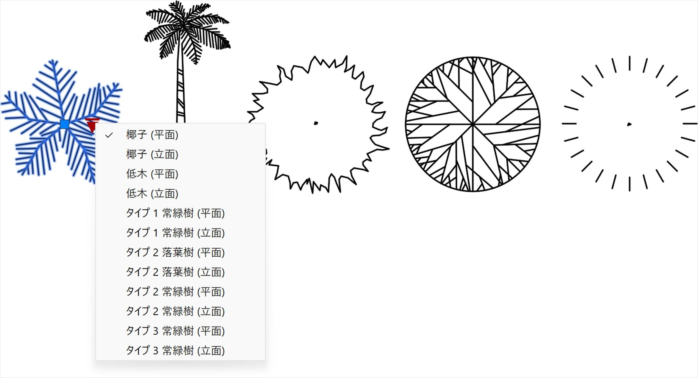 AutoCAD の特長的な機能、ダイナミックブロック