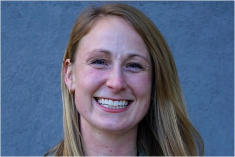 Headshot image of Sarah Sceery, Deputy Director of Partnerships & Administration, Build Health International — smiling and looking at the camera.