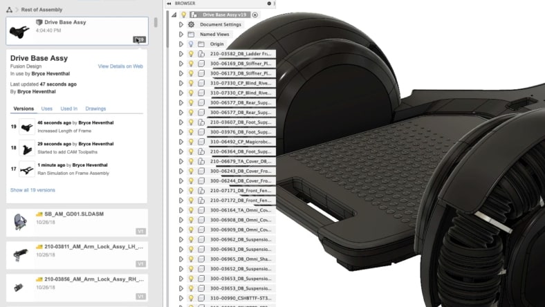 Data Management in Fusion 360