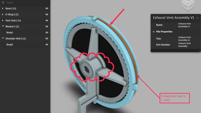 Markup image in Fusion 360