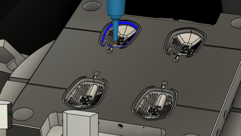 CAM multi-axis machining of headphones cover