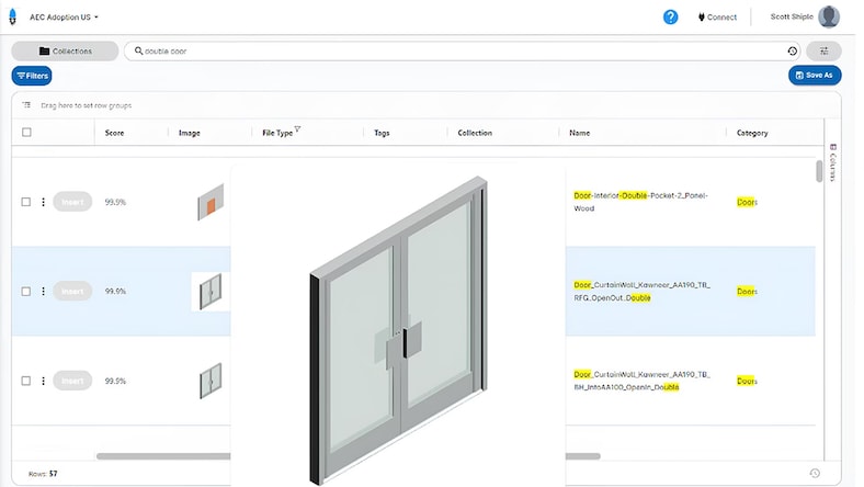 A screenshot of Content Catalog shows a listing for a type with window with thumbnail preview.