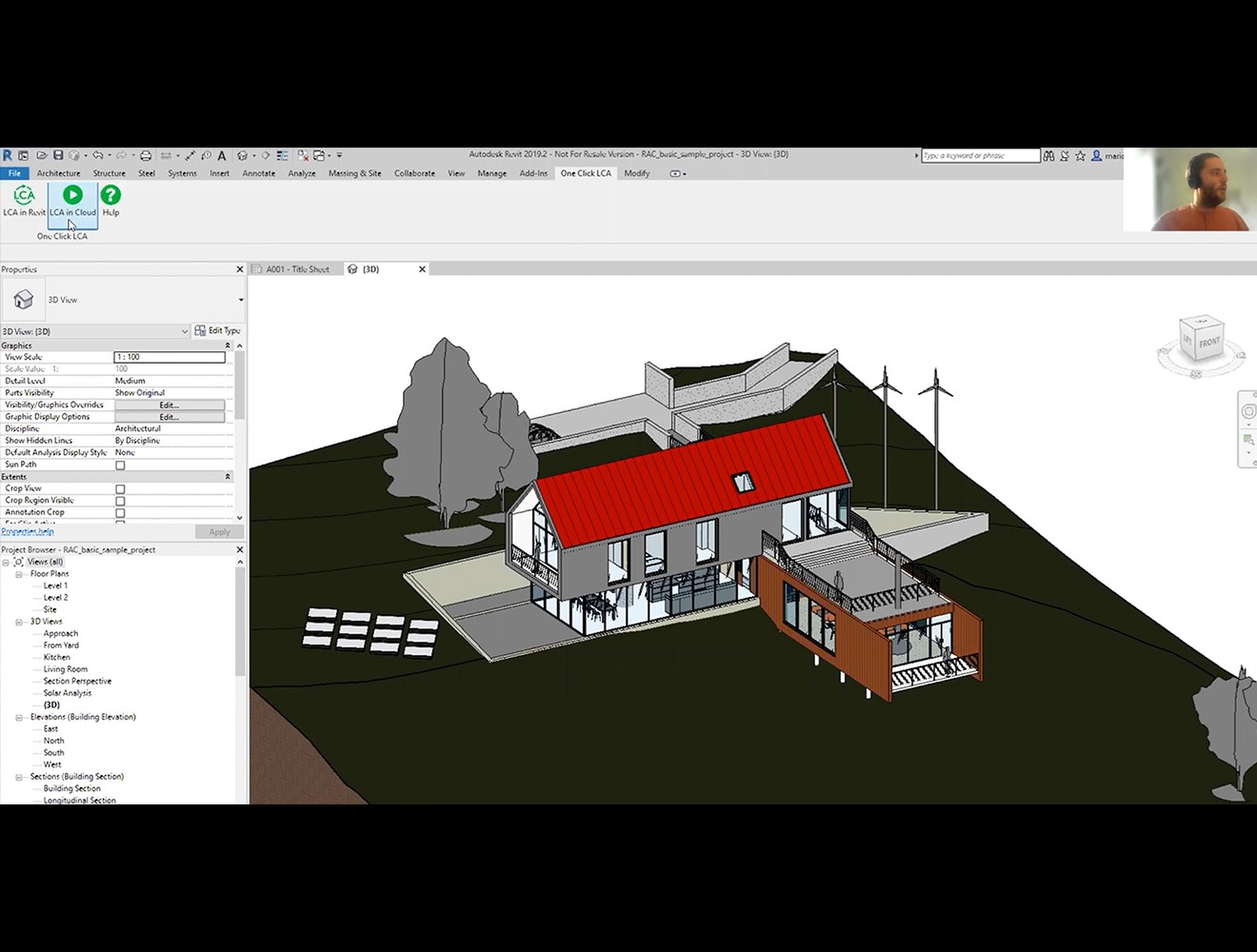 AU session on how to create embodied carbon reduction strategies using BIM & LCA