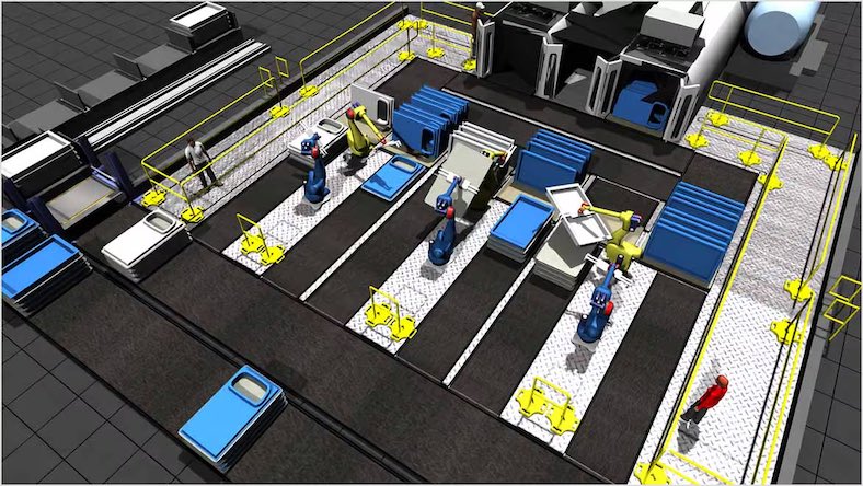 industrial engineering flexsim factory simulation 