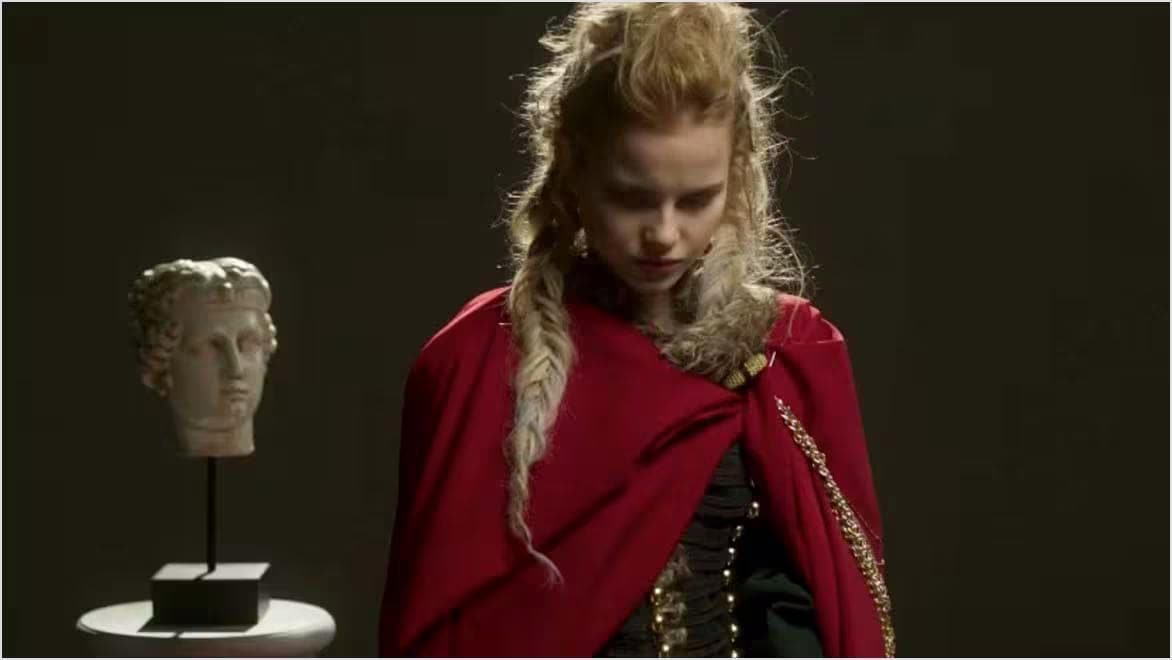 VFX compositing software image of woman in cloak produced with Flame