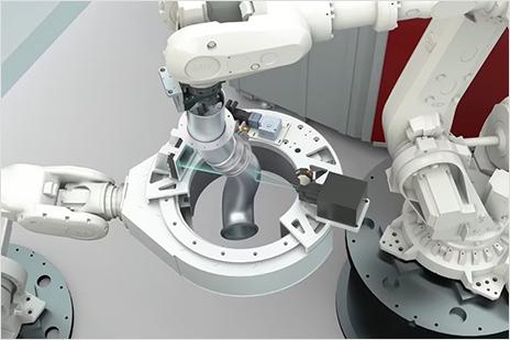 A portion of an x-ray machines is shown onscreen.