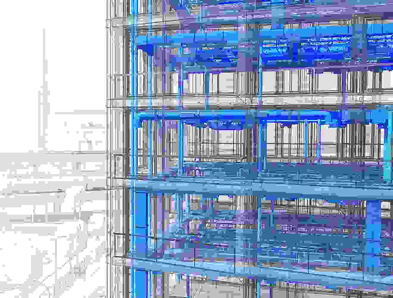 Rendering of building mechanical system 