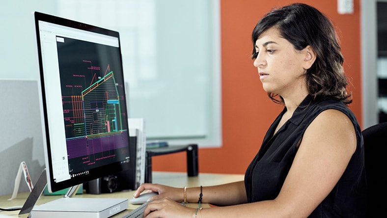 2D drafting for technical drawings