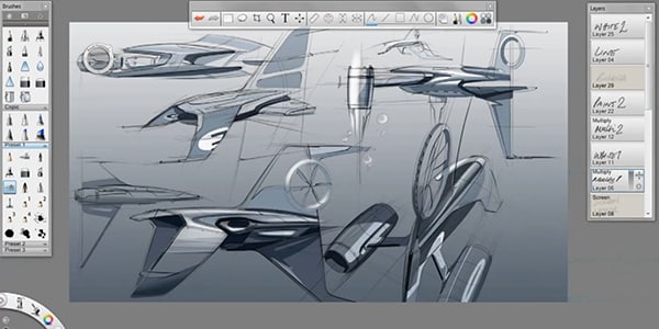 autodesk sketchbook grid