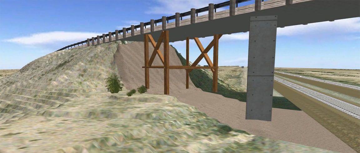 New Mexico DOT bridge with BIM