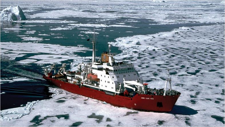 Antarctic ship, part of British Antarctic Survey project