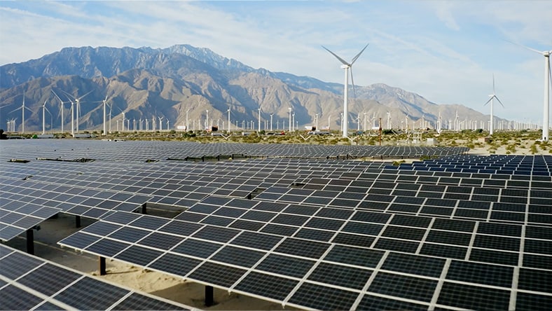 Solar power plant: sustainability