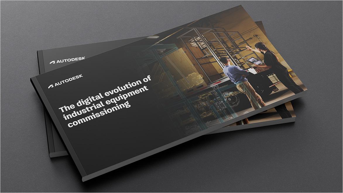 Two copies of "The digital evolution of industrial equipment commissioning" e-book