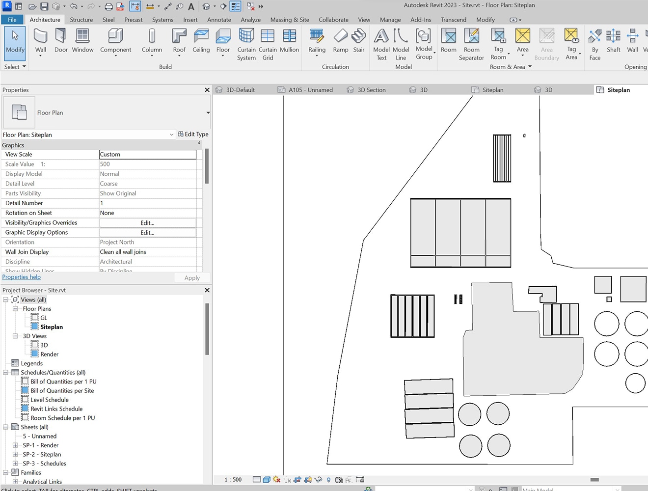 a software screenshot showing a treament plant site map