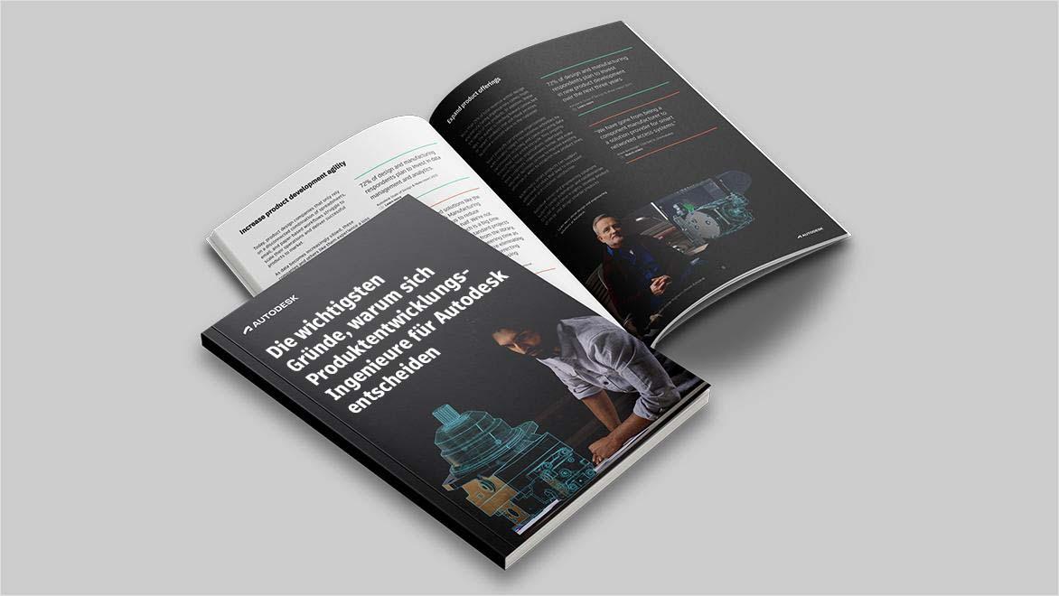 Abbildung des geöffneten E-Books und des E-Book-Umschlags