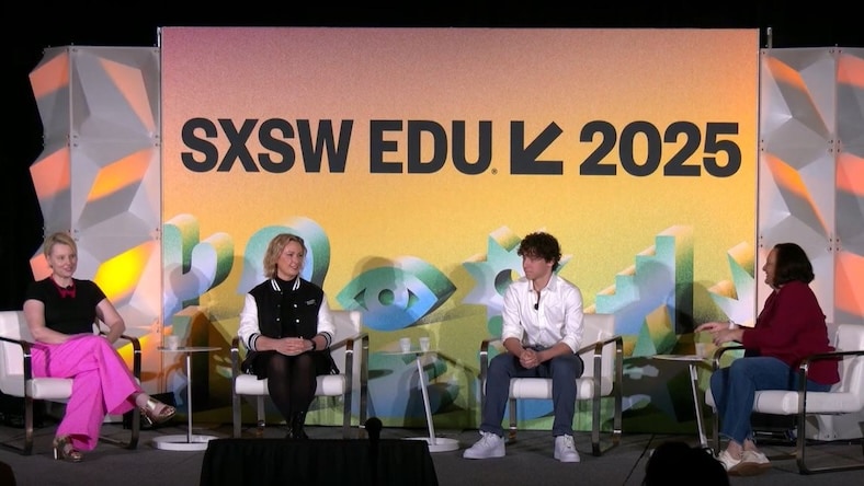 Panelists on stage at SXSW EDU 2025