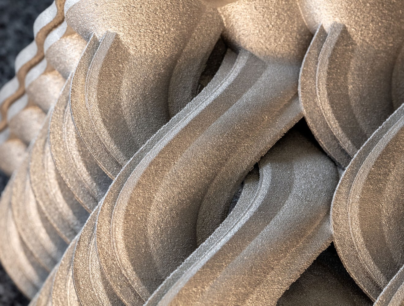 metal 3D printed object