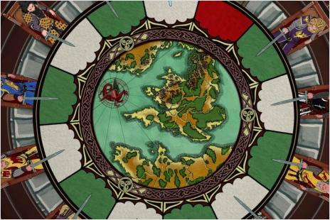 Round table of knights