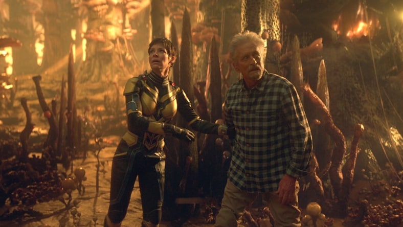 Man and woman in fantasy environment