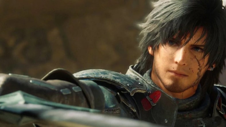 녹색 도시 경관 속 자동차 밖에 있는 사람