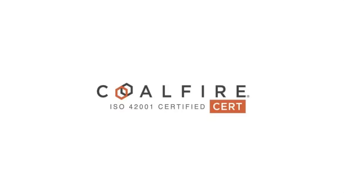 Coalfire's ISO 42001 "certified" logo