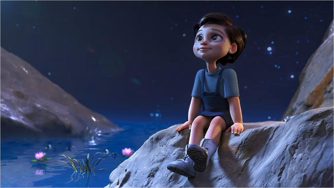 Making 3D animation look like 2D