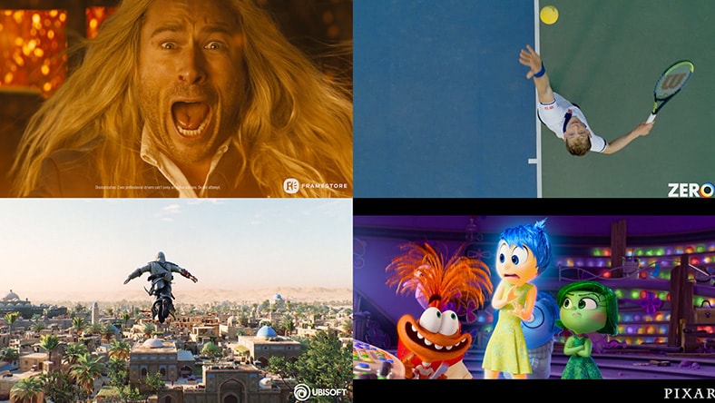 Showreel of Peak Moments in Film, TV & game