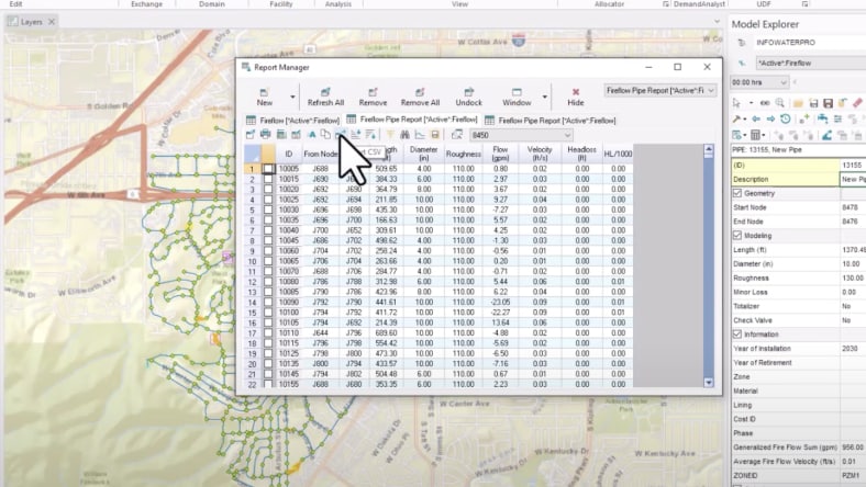 évaluation des canalisations critiques
