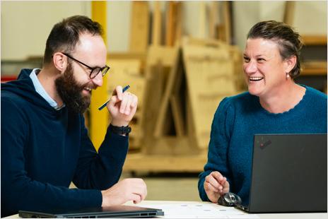 Architect and Engineer collaborating