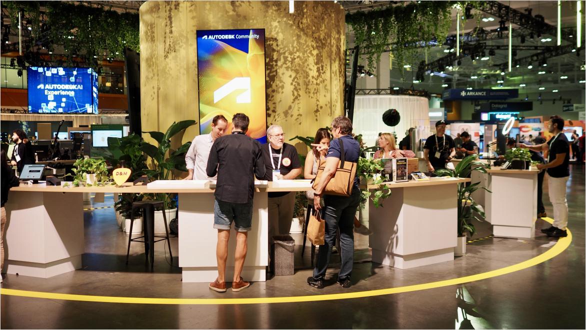 man presenting on a keynote stage