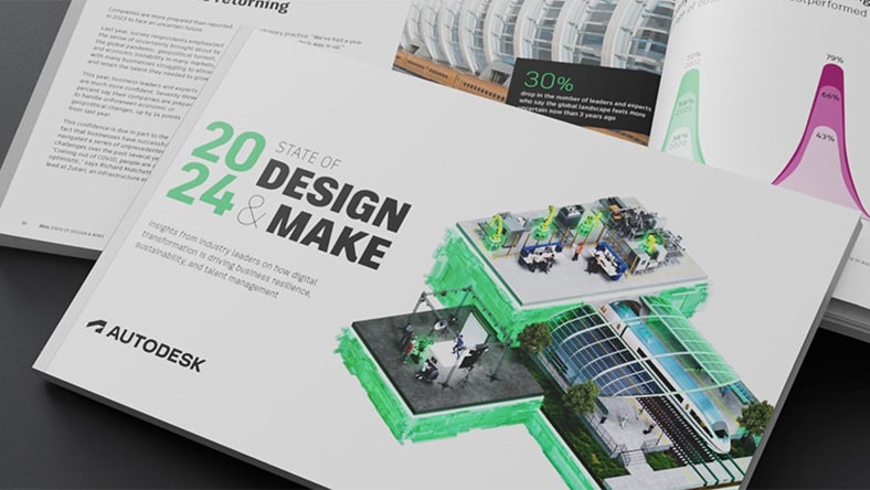 Cover of report, "2024 State of Design & Make"