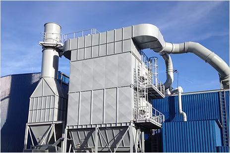 Industrial air pollution control systems designed by GARANT-Filter