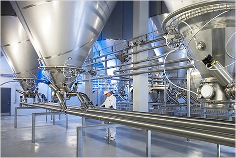 Industrial processing equipment created by GEA