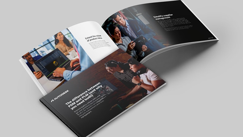 Cover of e-book "The difference between PDM and PLM (and why you need both)"