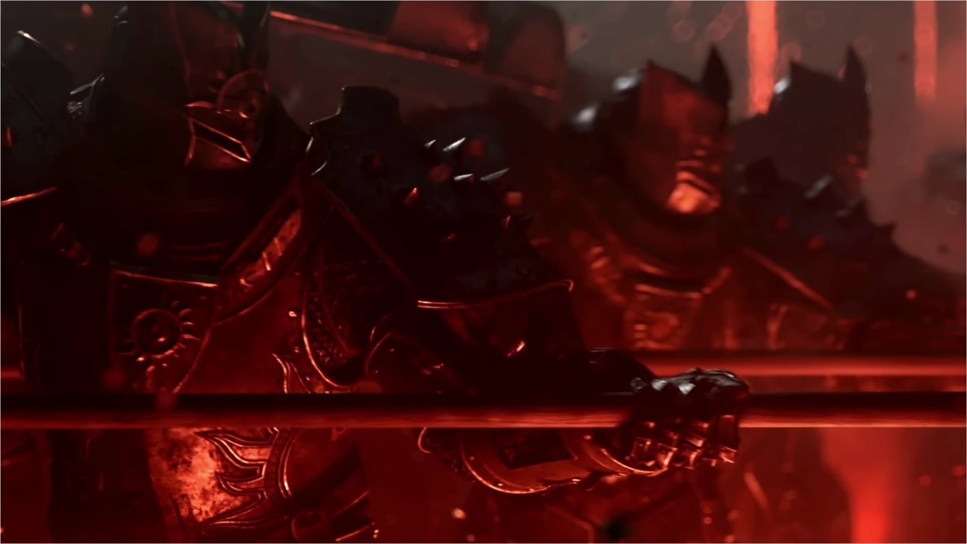 Soldiers fighting in close combat.