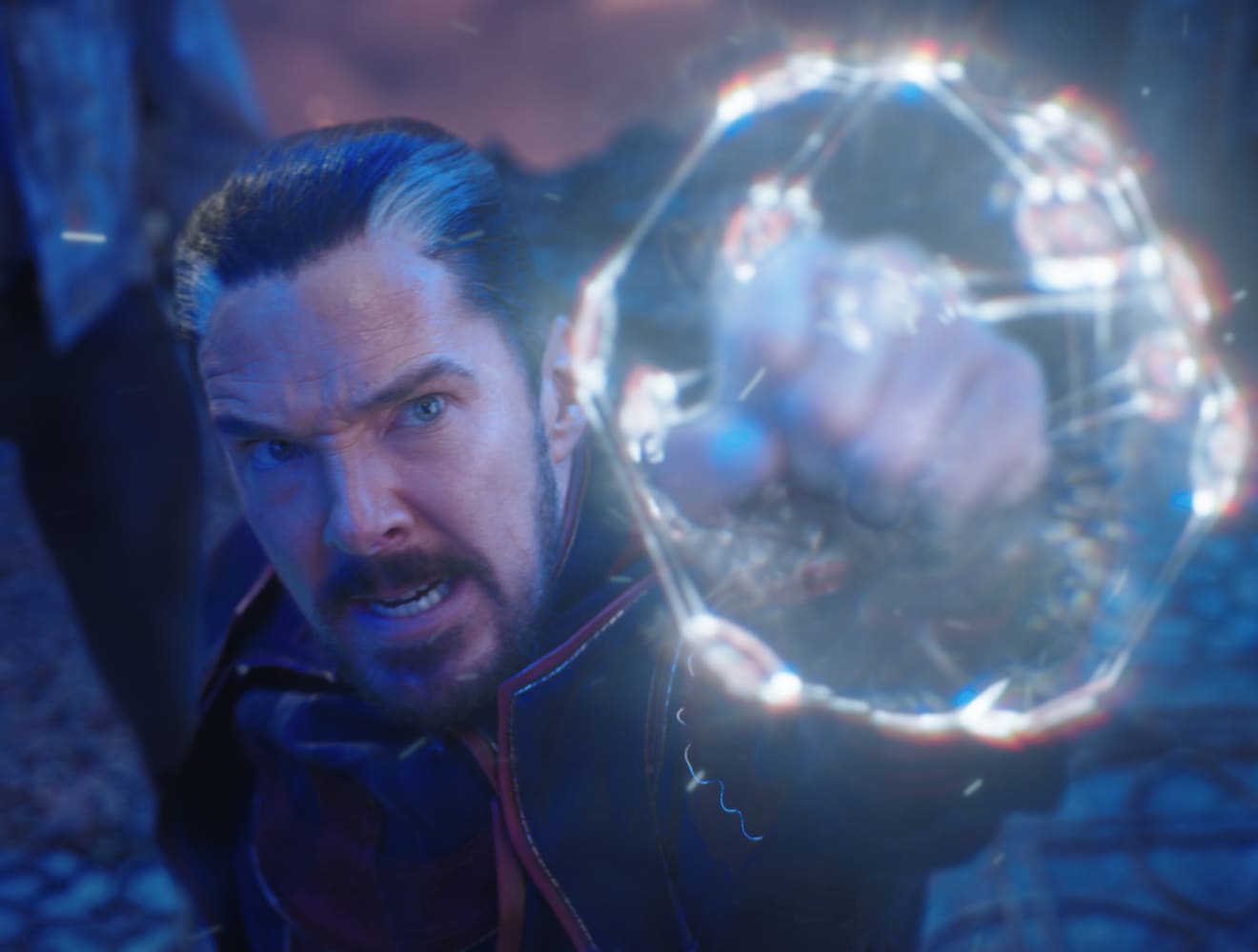 Still of eye and reflection from "Cyberpunk 2077" 