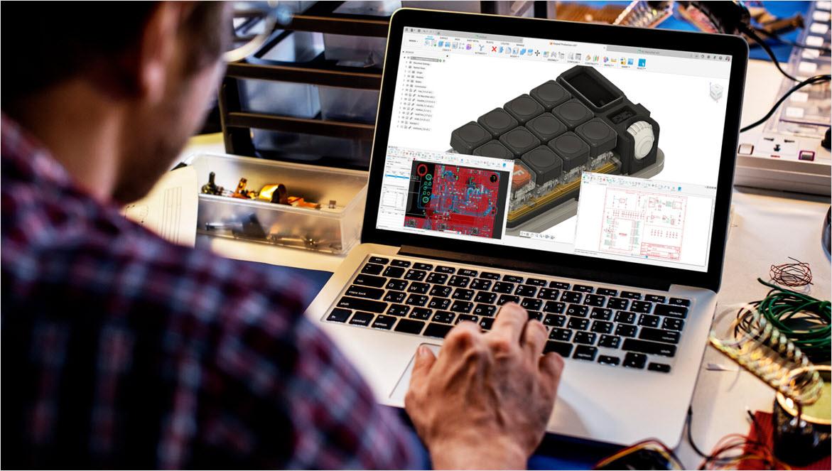 Autodesk Fusion, an electronic circuit design program