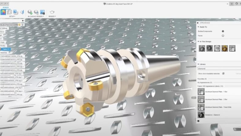 Rendering in Autodesk Fusion