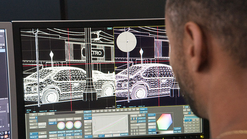 Man created a car model