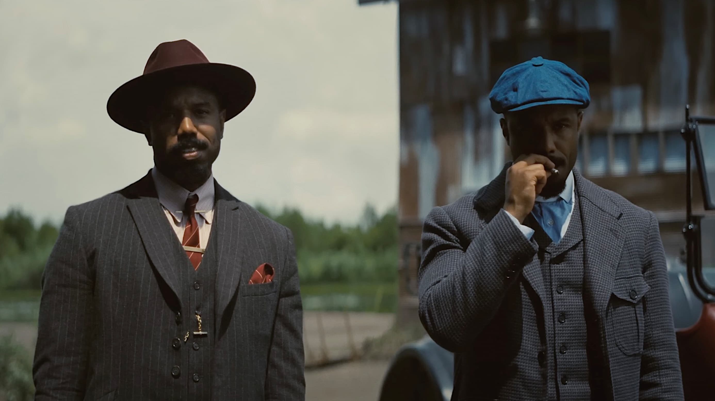 Twin characters Smoke and Stack from the film 'Sinners'.