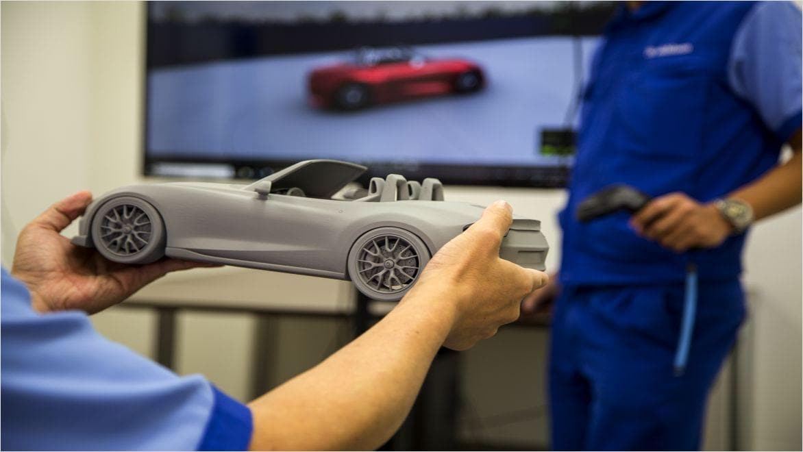 Model of the car they’re concepting in VR