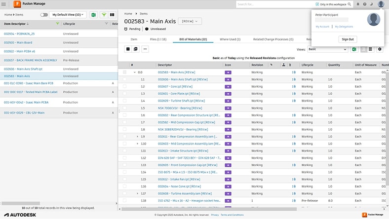 Fusion Manage view access for relevant data