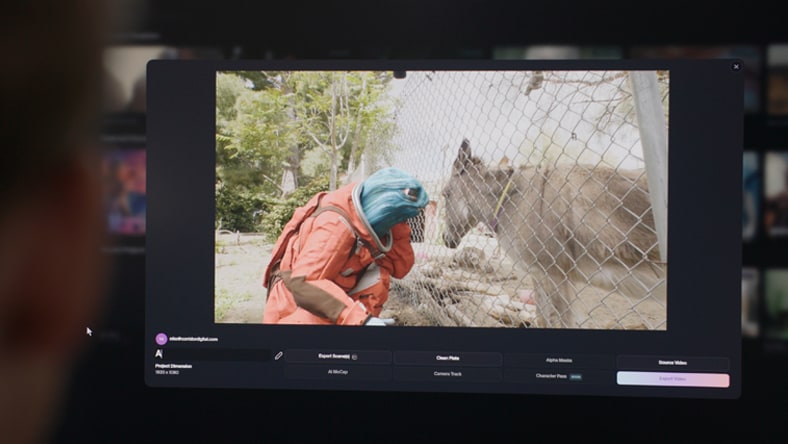 Créateur travaillant avec Autodesk Flow Studio