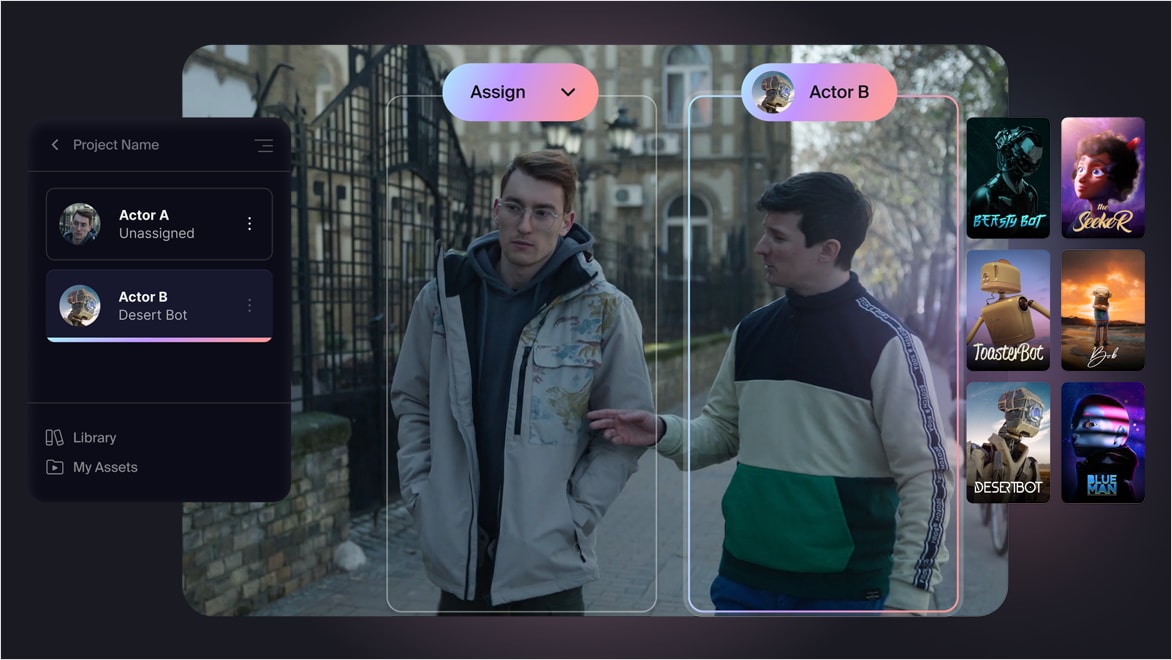 Interface d’Autodesk Flow Studio