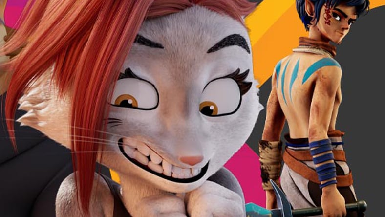 Facial animation close up from Animation Flow.