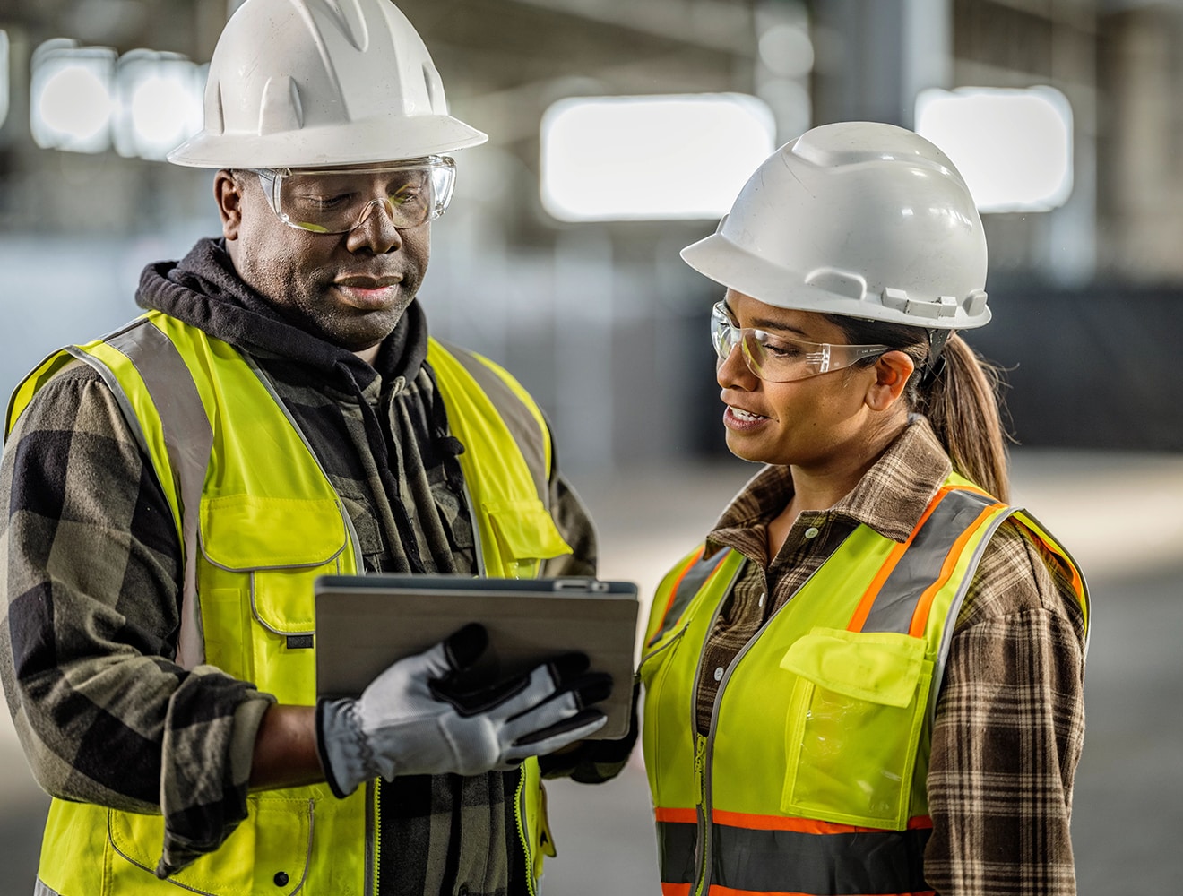 Two people with tablet