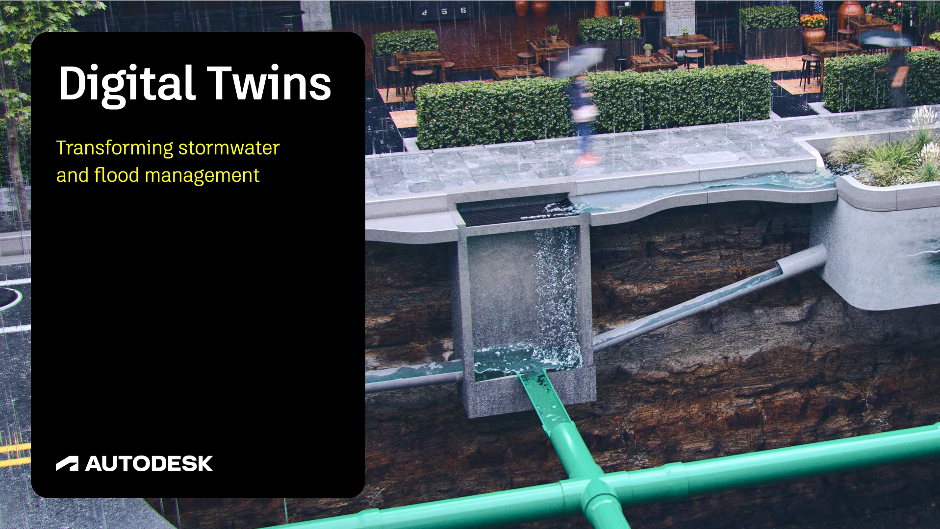 Transforme la gestión de aguas pluviales e inundaciones