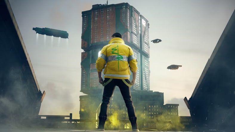 Action still from "Cyberpunk 2077"